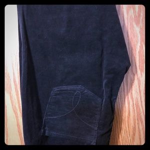 Navy blue corduroy pants